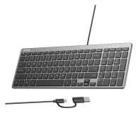 Unitek SlimTap Lekka klawiatura przewodowa biurowa - 1540407 - zdjęcie 2